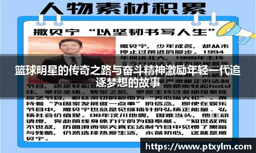篮球明星的传奇之路与奋斗精神激励年轻一代追逐梦想的故事